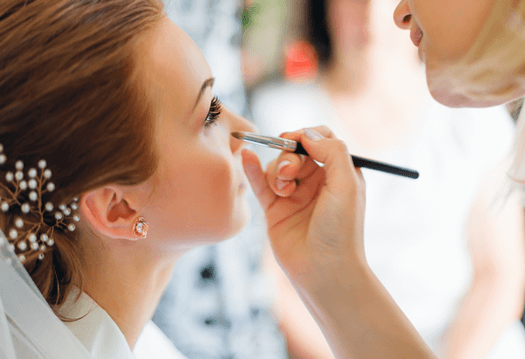 Maquillage d'une mariée